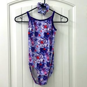 Gymnastics Leotard & Scrunchie